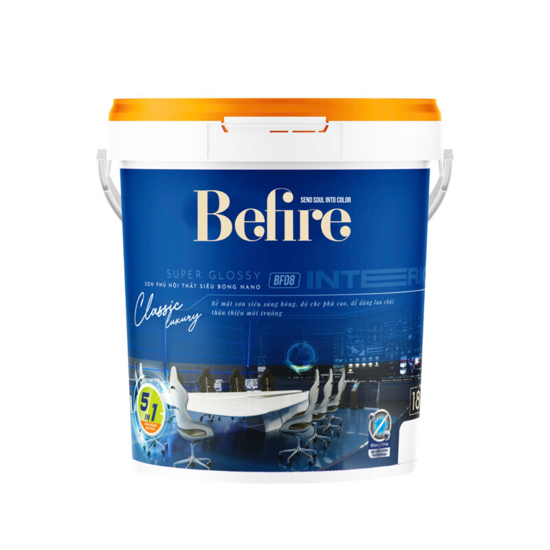 SƠN PHỦ NỘI THẤT SIÊU BÓNG NANO BEFIRE